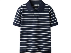 Name It polo t-shirt navy blazer with white stripes